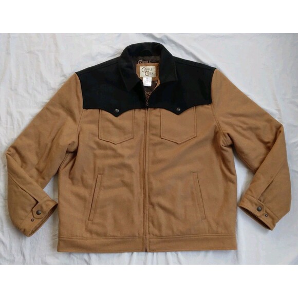 Cripple Creek Other - Vintage Cripple Creek Jacket Wool Blend Western Southwestern Rodeo USA Mens XXL
